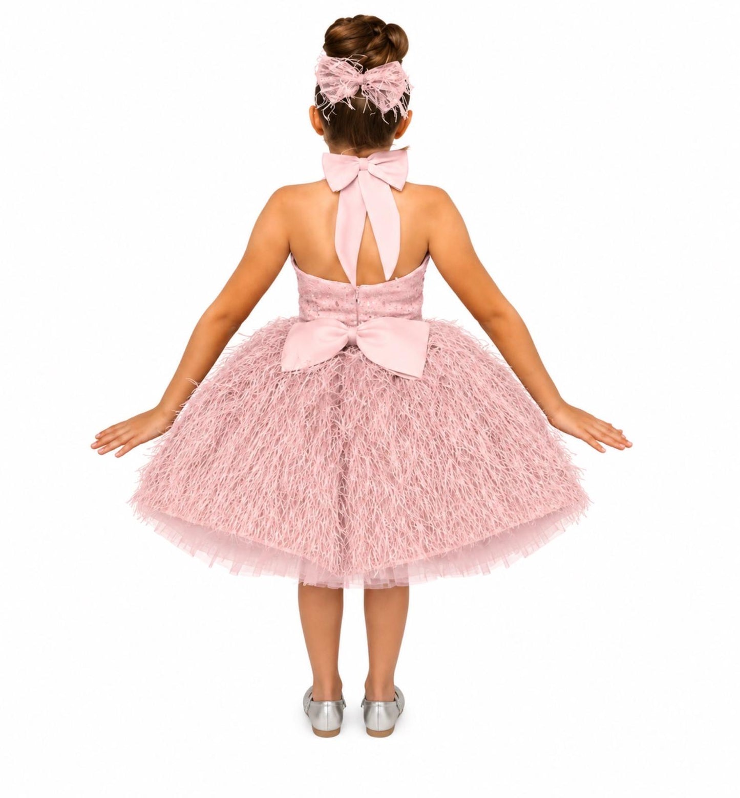 Princess Feather Party Dress