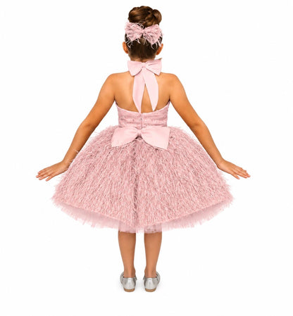 Princess Feather Party Dress