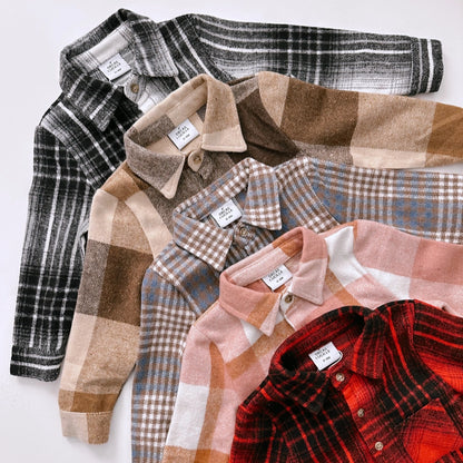 Flannel - Acorn - Boys Shirt