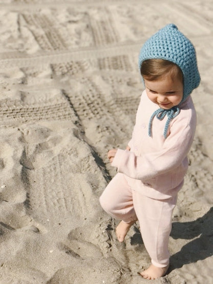 Baby Classic Side Rib Cardigan Sweater Knit (Organic Cotton)