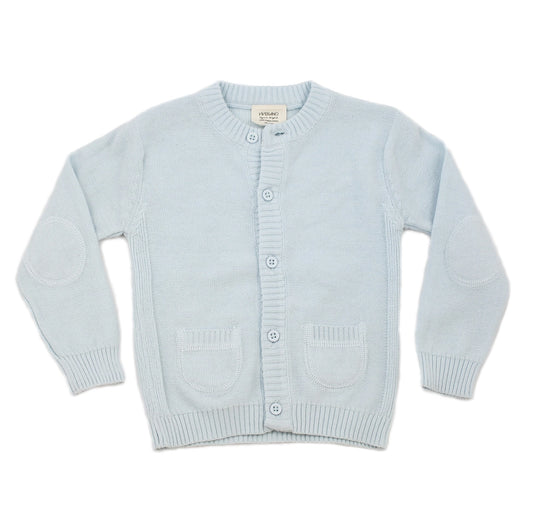 Baby Classic Side Rib Cardigan Sweater Knit (Organic Cotton)