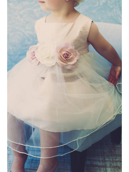 Satin Tulle Baby Dress