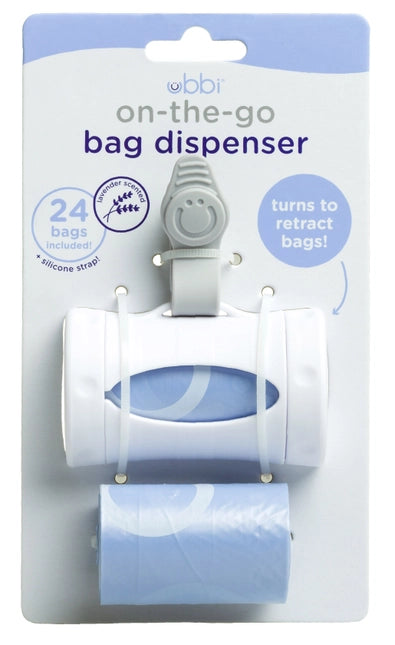 White On-The-Go Bag Dispenser