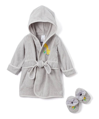 Terry Bathrobe with Booties