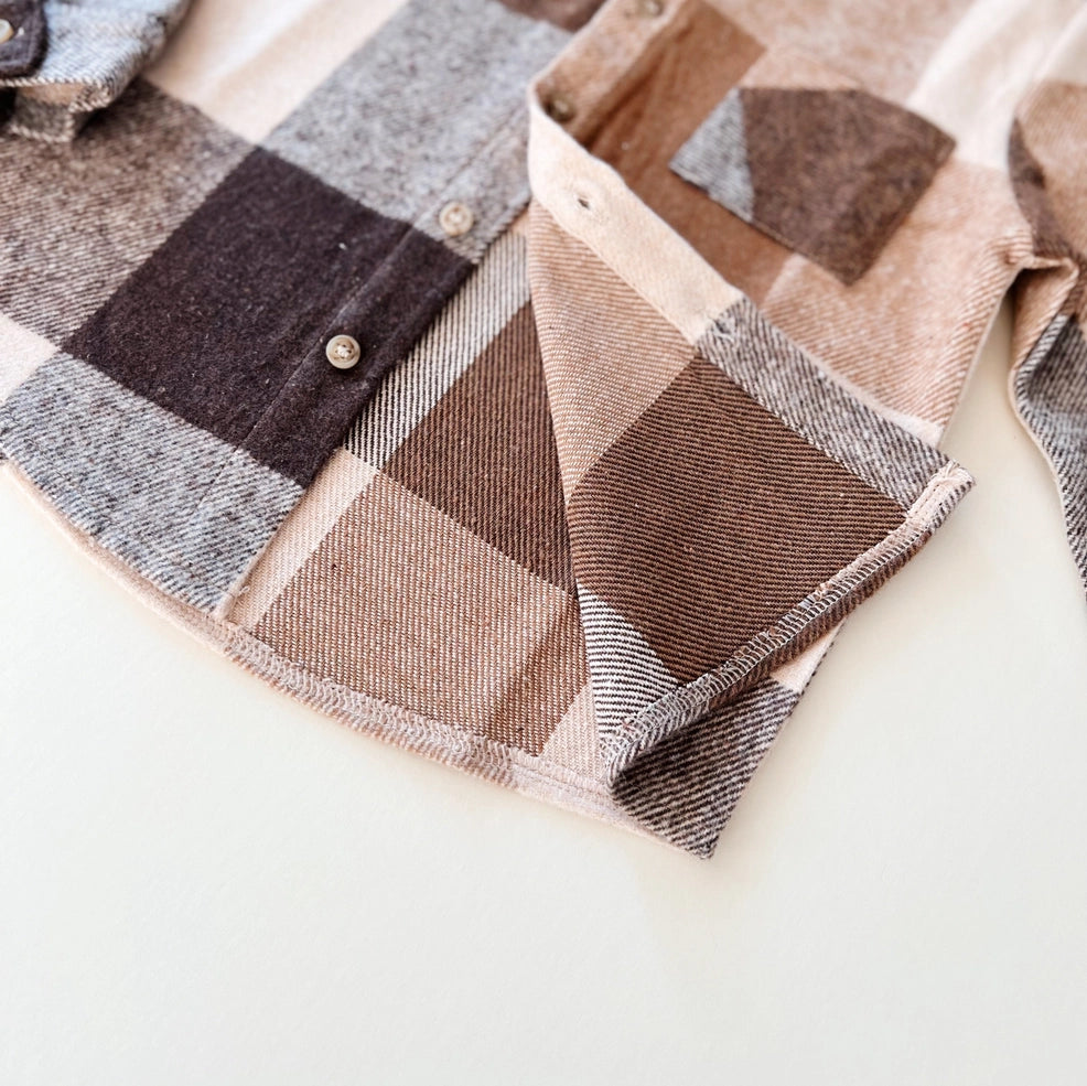 Flannel - Acorn - Boys Shirt