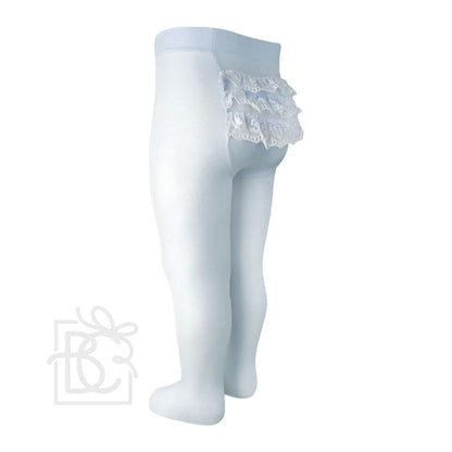 Bottom Lace Microfiber Tights