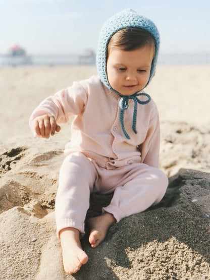 Baby Classic Side Rib Cardigan Sweater Knit (Organic Cotton)