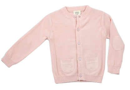 Baby Classic Side Rib Cardigan Sweater Knit (Organic Cotton)