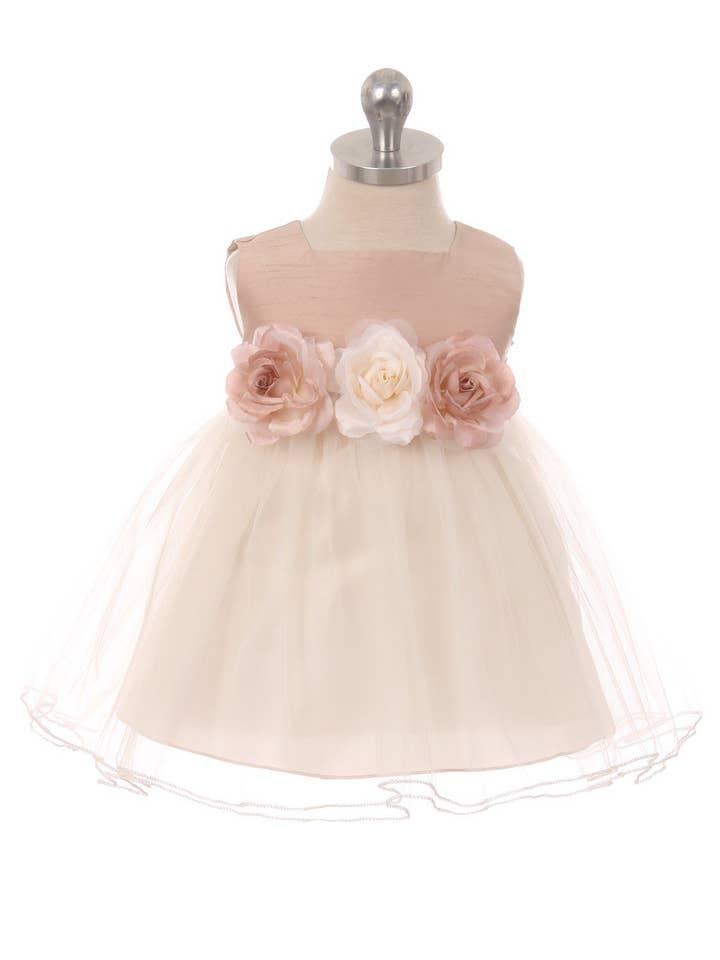 Satin Tulle Baby Dress