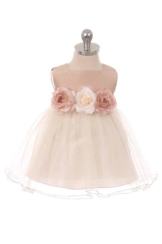 Satin Tulle Baby Dress