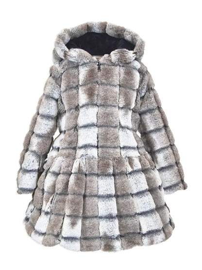 Hooded Zip Front Coat