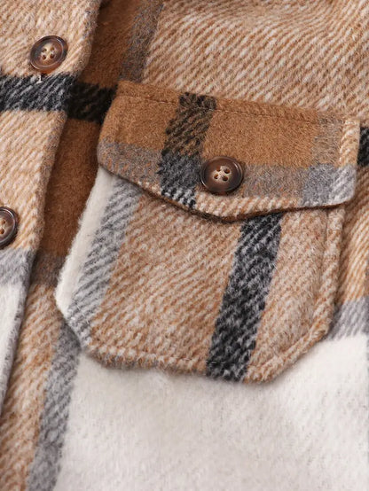 Mustard Plaid Cardigan Mommy & Me Top