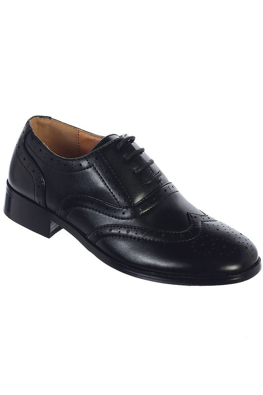 Tip Top Kids S121 Boy's Brown Formal Wear Shoes