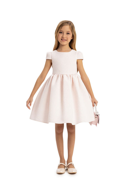 Light pink dress and jacket set